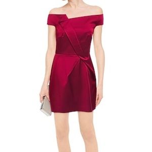 NWT Roland Mouret Red Mini Dress size US 12